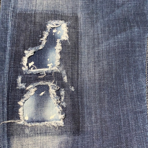 Premium Mood Denim Superior Jeans, Distressed, Button Fly, Slim, Made in Italy - Picture 10 of 16